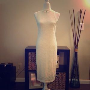 Express Lace Midi Dress